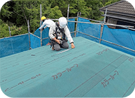 屋根防水下地検査